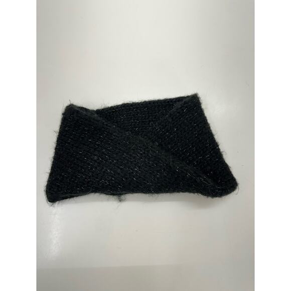 Universal Threads Womens Winter Headband Black Knit Ear Covering Twisted - Picture 1 of 8